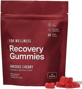 Recovery Gummies™ Hibiscus Cherry (30 Gummies) – Supports Muscle mass Restoration, Combats Soreness & Boosts Electricity